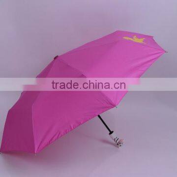 Character of Plastic Handle Automatic Folding Umbrella photo-3