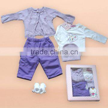 2016 Angel cat baby gift set sweater Angel cat baby clothes(Angel cat authorized production)