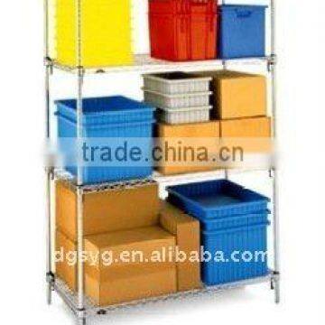 ESD Chrome Wire Shelving for Electrolic factory or refrigerated room