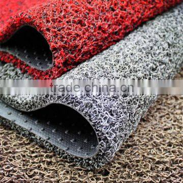 DOUBLE COLOR PVC COIL MAT USED ON HOME