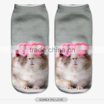 Fashion Barbie Girl Wear High Quality 3d Digital Full Print Colorful Ankle Socks Sports Unisex Custom Hot Sale Stretch Spandex photo-3