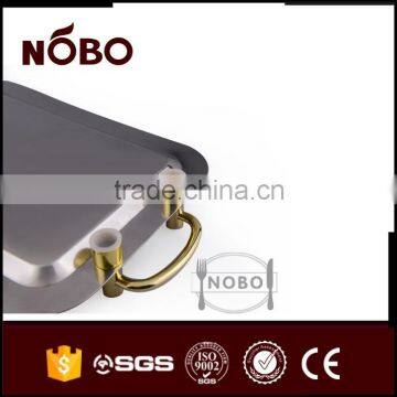 Stainless Steel Sushi Plate Wedding Decorative Plate Mirror Polishing Tray photo-2