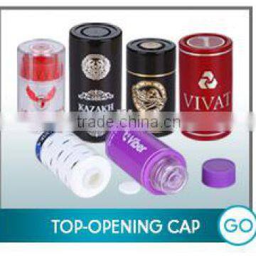 100% food grade Plastic Liquor bottle cap for vodka whisky