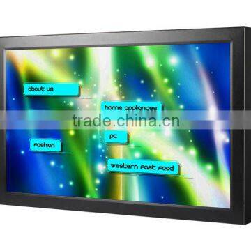 Indoor IR touching 22" lcd advertising monitor