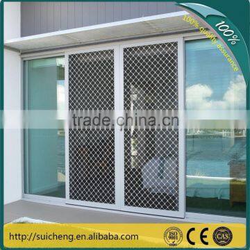 Guangzhou Factory 7mm Thickness Aluminium Design Window Security Grilles for Australia Market