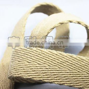 100% cotton herringbone webbing