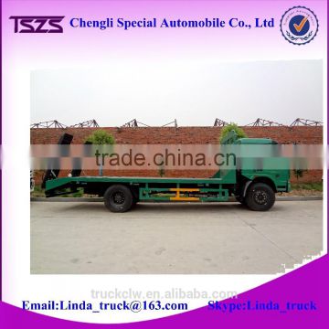 Cheap 4x2 Dongfeng flat bed trucks low bed trucks