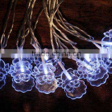 Xmas 10LED Santa Head Light Chain