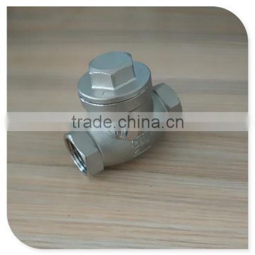 CF8/CF8M Cast Threaded Swing Check Valve Class 200 Working Pressure