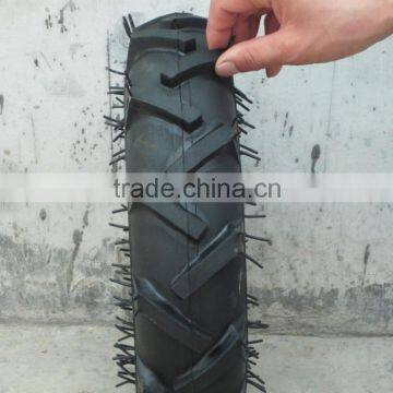 walking tractor tyre with small grips