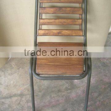 vintage industrial antique cafe metal chair/industrial