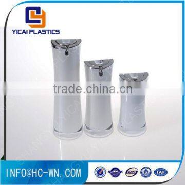 YICAI Plastics Empty uv Acrylic Cosmetic Airless Emulsion Bottle