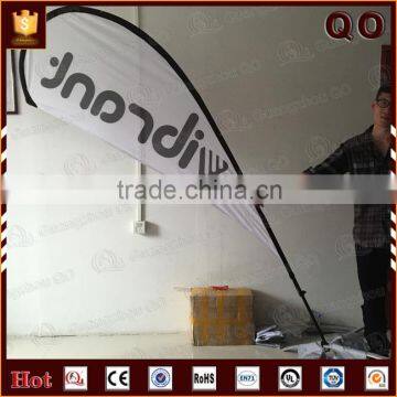 Best sale advertising beach banners custom design roadside beach flag
