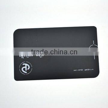 Welcomed Luxury Black Metal Classic Business Cards