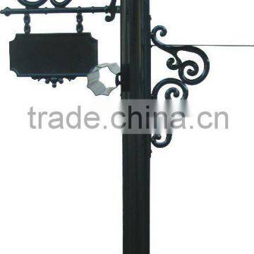 JHC-1054 classical and durable black mailbox stand/letter box stand/mail box stand