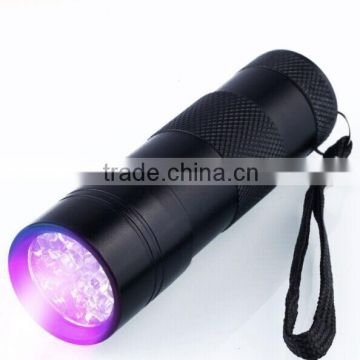 365nm,395nm led purple light uv flashlight