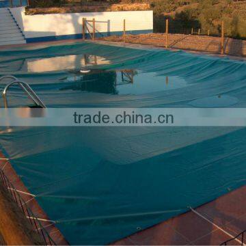 Durable dustproof outdoor pvc swimming pool tarpaulin,vinyl coated swimming pool cover