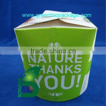 Biodegradable chinese noodle take away food box