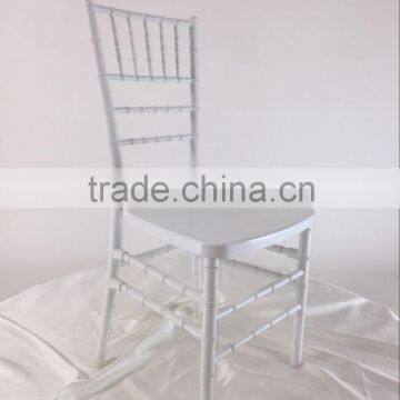 knock down polycarbonate white tiffany chair/chiavari chair