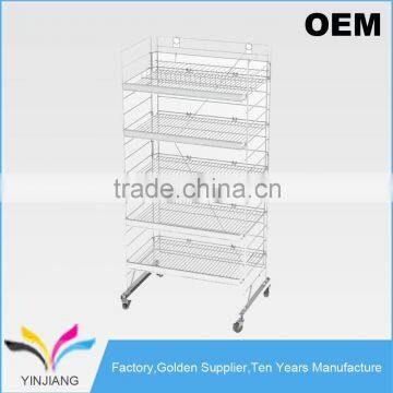 Custom Food Display Flooring 5 Tiers 24" Wide Cookie Rack