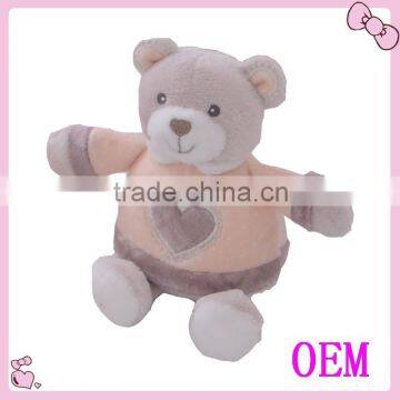 Funny baby bear soft toys with T-shirt gift bear