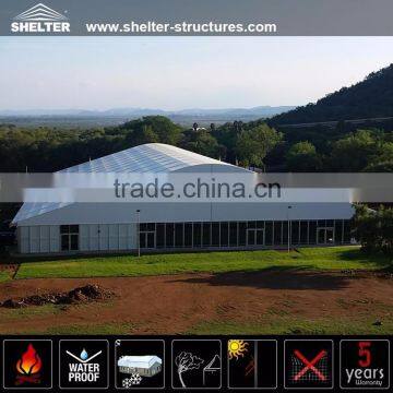 Hot sale special design curved tents for events and party