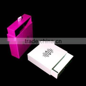 Fashion Customized Cardboard Matte Black Gift Jewelry Box photo-3