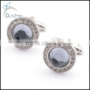 Latest fashion star fake diamond cufflinks for men