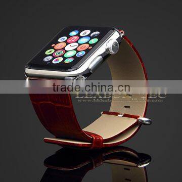 Genuine Leather Watch Band Strap for Apple Watch Band With Adapter photo-5