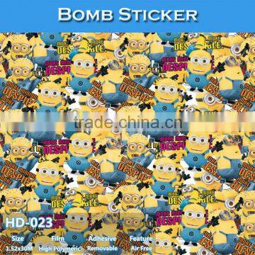 HD-027 CARLIKE Air Bubble Free Bomb Sticker Car Wrap Material photo-5