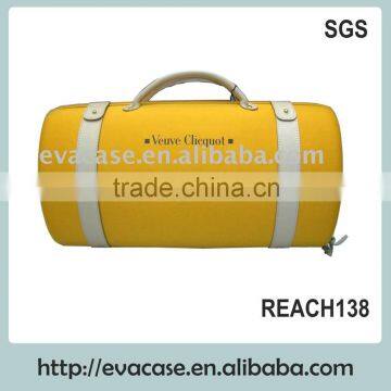 OEM EVA Red Wine Case for Single Bottle With Two Glasses photo-4