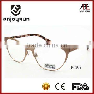 best brand lady promotional custom logo metal optical spectacles