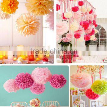 Colorful Large Size Of Cheerleading Tissue Paper Pom Poms Artificial Flower