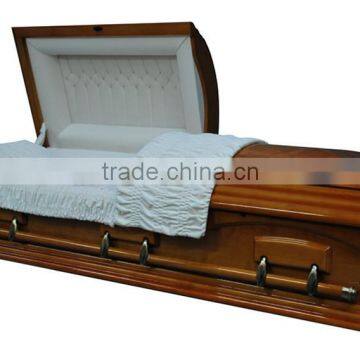 wood casket