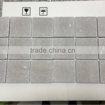 Cinderella Grey Marble Mosaic 4"x4" Tumbled photo-2