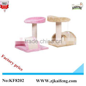 Anji kaifeng factory supply natural sisal rope cat indoor climbing frame