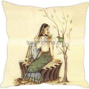 Indian Pillow Case Digital Indian Art print Art decor Cushion Cover