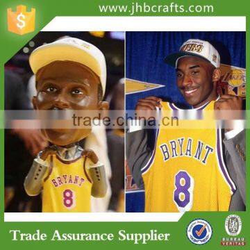 Custom Resin Lakers Kobe Bryant Souvenir Bobble Head