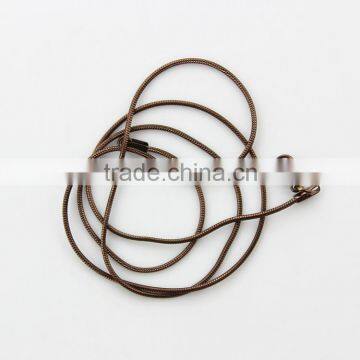 Cheap Price 50cm Chocolate Color Snake Chain 316 Stainless Steel Floating Locket Chain photo-3