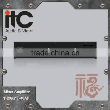 ITC AP Series Practical 2 Mic 1 AUX 1 TEL Mixer PA Mixing Amplifier photo-3