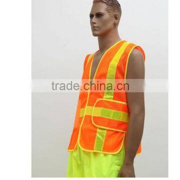 Top Selling Reflective Jacket With Pocket and Zipper, Custom Designs Are Accepted