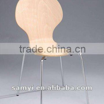 Beech Veneer Stackable Bentwood Chair