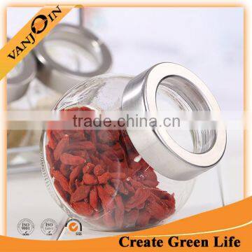 10pcs Spice Jar Glass Set With Stainless Steel Shelf photo-2