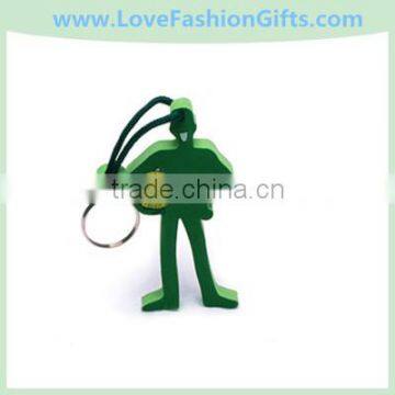 EVA Person-Shaped Foam Key Ring/Key Chain/Key Tag
