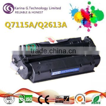 Black toner cartridge Q7115A Q2613A for HP LaserJet 1200 1200N,factory direct sale