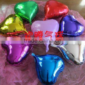 10inch heart Pure color balloons birthday/wedding supplies mylar ballons Metallic Plain balloon                        
                                                Quality Choice