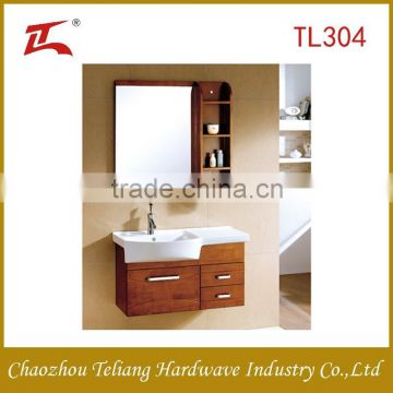 Hot selling Solid Wood Wall Mounted Vanity Bathroom Cabinet witn Drawer