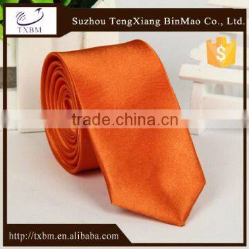 Customize polyester/silk tie for men in solid colour