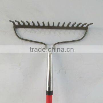 Garden Rake (16T )with Fiberglass Handle ,bow Rake photo-2