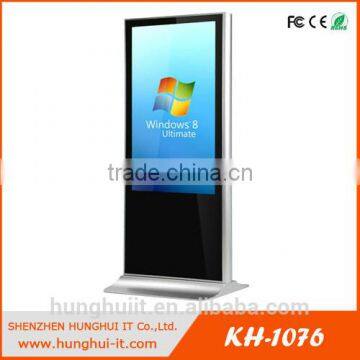 Ultra Thin Digital Signage / HD Touch Screen Advertising Totem With Wifi / 3G photo-2